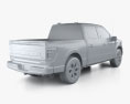 Ford F-150 Super Crew Cab 5.5 ft Bed Platinum 2024 3D модель