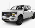Ford F-150 Super Crew Cab 5.5 ft Bed Tremor 2024 Modelo 3d