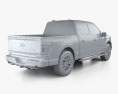 Ford F-150 Super Crew Cab 5.5 ft Bed Tremor 2024 Modelo 3D
