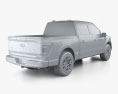 Ford F-150 Super Crew Cab 5.5 ft Bed XL STX 2024 3D-Modell
