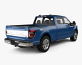 Ford F-150 Super Crew Cab 6.5 ft Bed King Ranch 2024 3D 모델  back view