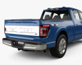 Ford F-150 Super Crew Cab 6.5 ft Bed King Ranch 2024 3D модель