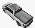Ford F-150 Super Crew Cab 6.5 ft Bed Lariat Sport 2024 Modello 3D vista dall'alto