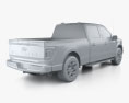 Ford F-150 Super Crew Cab 6.5 ft Bed Lariat Sport 2024 3D模型