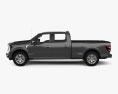 Ford F-150 Super Crew Cab 6.5 ft Bed Platinum 2024 3Dモデル side view