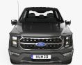 Ford F-150 Super Crew Cab 6.5 ft Bed Platinum 2024 3D 모델  front view