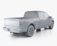 Ford F-150 Super Crew Cab 6.5 ft Bed Platinum 2024 3D 모델 