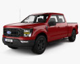 Ford F-150 Super Crew Cab 6.5 ft Bed XLT Sport 2024 3D-Modell