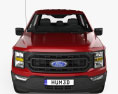 Ford F-150 Super Crew Cab 6.5 ft Bed XLT Sport 2024 3D 모델  front view