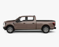 Ford F-150 Super Crew Cab 6.5 ft Bed XL 2024 3D модель side view
