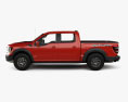 Ford F-150 Super Crew Cab 5.5 ft Bed Raptor 2024 3D модель side view