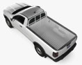 Ford Ranger Single Cab XL 2021 Modello 3D vista dall'alto