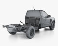 Ford Ranger Single Cab Chassis XL 2024 3d model