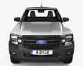 Ford Ranger Cabina Simple Chassis XL 2024 Modelo 3D vista frontal