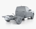 Ford Ranger Single Cab Chassis XL 2024 3d model