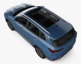 Ford Territory Titanium 2024 3D-Modell Draufsicht