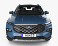 Ford Territory Titanium 2024 3D-Modell Vorderansicht
