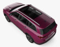 Ford Equator Titanium 2024 3D模型 顶视图
