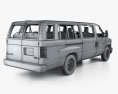 Ford E Passenger Van mit Innenraum 2014 3D-Modell
