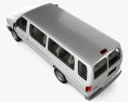 Ford E Passenger Van 带内饰 2014 3D模型 顶视图