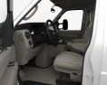 Ford E Passenger Van with HQ interior 2014 3d model seats