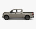 Ford F-150 Lightning Super Crew Cab 5.5 ft Bed PRO 2024 3D 모델  side view