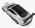 Ford Mustang Supercars 2024 3d model top view