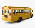 Ford B600 School Bus 1981 3d model back view