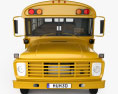 Ford B600 School Bus 1981 3d model front view