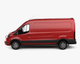 Ford Transit Panel Van L2H2 with HQ interior 2021 3d model side view