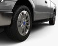 Ford F-150 Super Cab XL インテリアと とエンジン 2017 3Dモデル