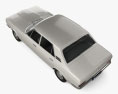 Ford Zephyr saloon 1973 3d model top view