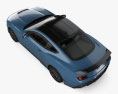 Ford Mustang GT US-spec coupe 2024 3d model top view