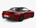 Ford Mustang GT US-spec convertible 2024 3d model back view