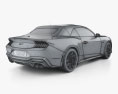 Ford Mustang GT US-spec convertible 2024 3d model