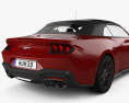 Ford Mustang GT US-spec 컨버터블 2024 3D 모델 