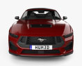 Ford Mustang GT US-spec コンバーチブル 2024 3Dモデル front view