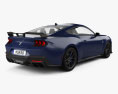Ford Mustang Dark Horse US-spec 쿠페 2024 3D 모델  back view