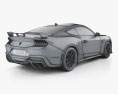 Ford Mustang Dark Horse US-spec coupe 2024 3d model