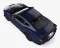 Ford Mustang Dark Horse US-spec coupé 2024 3D-Modell Draufsicht