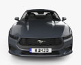 Ford Mustang EcoBoost US-spec coupé 2024 3D-Modell Vorderansicht
