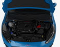 Ford Fiesta 5ドア ST インテリアと とエンジン 2022 3Dモデル front view