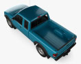 Ford Ranger Extended Cab 1997 3D模型 顶视图