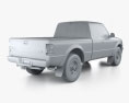 Ford Ranger Extended Cab 1997 3Dモデル