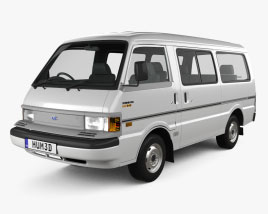 Ford Econovan Passenger Van 1983 3D model