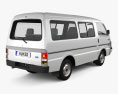 Ford Econovan Passenger Van 1986 3D模型 后视图