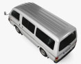 Ford Econovan Passenger Van 1986 3D-Modell Draufsicht