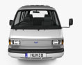 Ford Econovan 승객용 밴 1986 3D 모델  front view