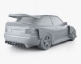 Ford Escort Hoonigan 해치백 2022 3D 모델 