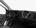 Ford Transit Passenger Van L2H3 with HQ interior 2015 3d model dashboard